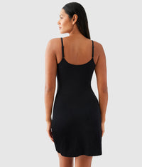 Understated Cotton Chemise: Black