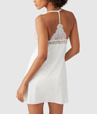 Center Stage Chemise: Egret
