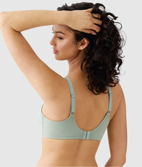 Back Appeal® Wire Free Bra: Iceberg Green