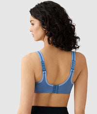 Simone Sport Underwire Bra: Blue Horizon