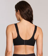 Simone Sport Underwire Bra: Black
