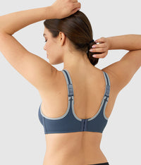 Simone Sport Underwire Bra: Dark Slate