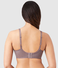 Retro Chic Full Figure Underwire Bra: Cappuccino