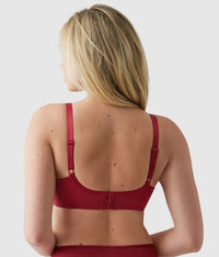 Retro Chic Full Figure Underwire Bra: Regina Red