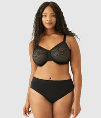 Visual Effects Minimizer Bra: Black