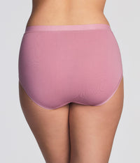 Understated Cotton Brief: Lilas