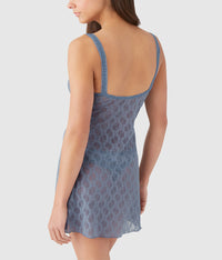 Lace Kiss Chemise: Soft Sky