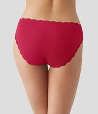 Inspired Eyelet Bikini: Cerise