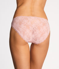 Effortlessly Lace Hi-Leg: Blush Pink