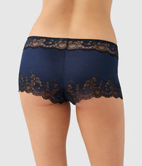 Modern Affair Boyshort: Night Sky/Black