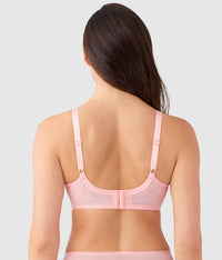 Retro Chic Full Figure Underwire Bra: Apricot Blush