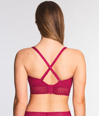 High Bar™ Bralette: Red Plum