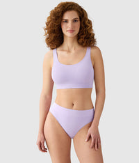 Feeling Flexible Bralette: Pastel Lilac