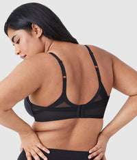 Ultimate Side Smoother Underwire T-Shirt Bra: Black