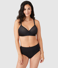 Back Appeal® Wire Free T-Shirt Bra: Black