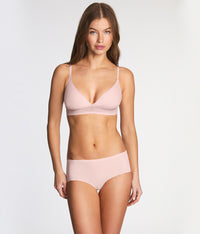 Full Transparency Bralette: Rose Smoke