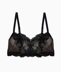 Vivid Attraction Bralette: Black