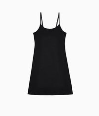 Understated Cotton Chemise: Black