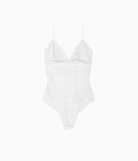 Vivid Attraction Bodysuit: White