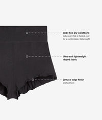 Soft Set Shorty: Black