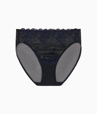 Embrace Lace® Hi-Cut: Black/Night Sky
