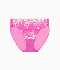 Embrace Lace® Hi-Cut: Wild Azalea/Cradle Pink