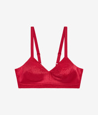 Back Appeal® Wire Free Bra: Grandalia Red