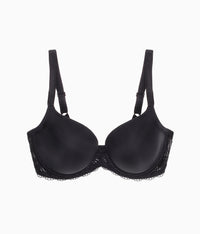 La Femme Underwire T-Shirt Bra: Black