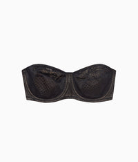 Visual Effects Strapless Minimizer Bra: Black