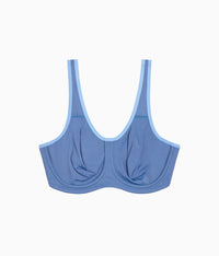 Simone Sport Underwire Bra: Blue Horizon