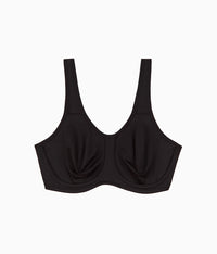 Simone Sport Underwire Bra: Black