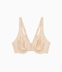 Basic Beauty Full Figure Seamless Underwire Bra: Sand