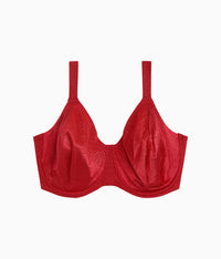 Back Appeal® H-K Cup Underwire Bra: Regina Red