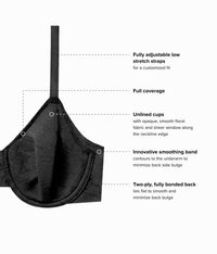 Taking Sides Underwire Bra: Black