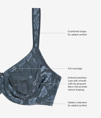 Awareness Underwire Bra: Dark Slate
