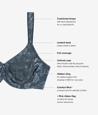 Awareness Underwire Bra: Dark Slate