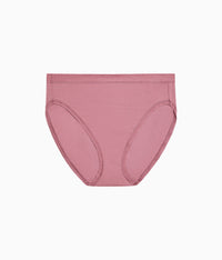 Understated Cotton Hi-Cut: Rose Brown