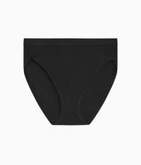 Understated Cotton Hi-Cut: Black