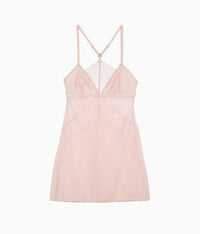 Lace Encounter Chemise: Rose Smoke