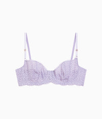 Untamed Demi Underwire Bra: Lavender Gray