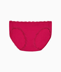 Inspired Eyelet Bikini: Cerise