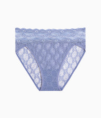 Lace Kiss Hi-Leg: Country Blue