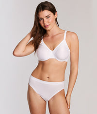 Perfect Primer Full Figure Underwire Bra: White