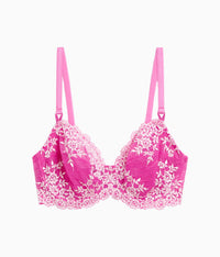 Embrace Lace®  Underwire Bra: Wild Azalea/Cradle Pink