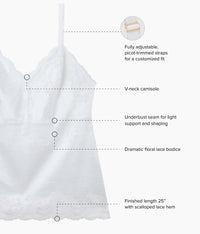 Modern Affair Cami: White