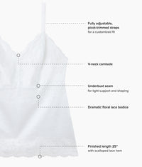 Modern Affair Cami: White