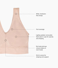 B-Smooth® Wire Free Bralette: Rose Dust