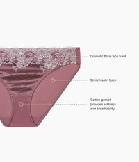 Modern Affair Bikini: Rose Brown/Cradle Pink