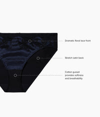 Modern Affair Bikini: Night Sky/Black