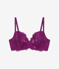 Vivid Attraction Underwire Bra: Dark Purple